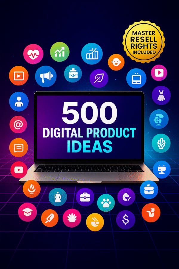 500 Digital Product Ideas with MRR – Your Ultimate Passive Income Playbook