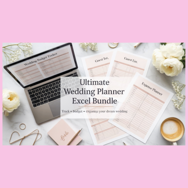 Ultimate Wedding Planner Excel Bundle
