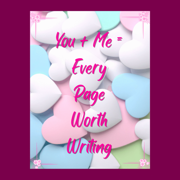 You + Me = Every Page Worth Writing – 30-Day Aesthetic Digital Notebook | Romantic & Motivational Planner PDF